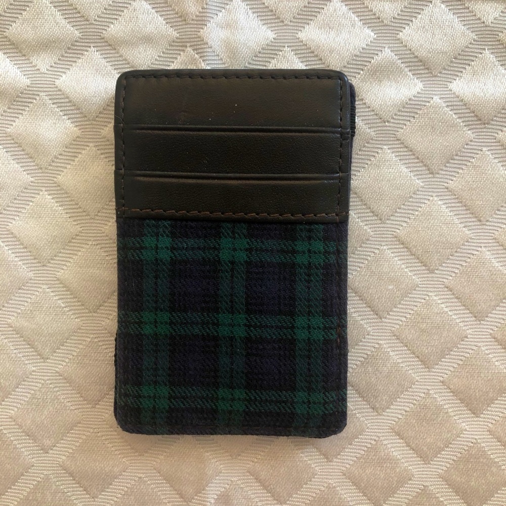J. Crew inside out wallet/card holder